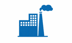 Industrial water treatment systems for manufacturing plants